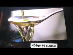 กันน้ำ IP65 P4/P5/P8/P10 ผนังวิดีโอ LED กลางแจ้ง 320 * 160 มม. จอแสดงผล LED ที่ปรับแต่งได้