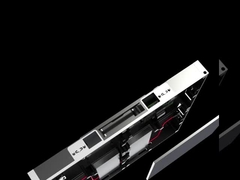 480×480×44 มิลลิเมตร ภายใน ตู้ LED อลูมิเนียม