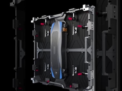 ทั้งภายในและภายนอกชุดตู้อลูมิเนียมสําหรับ 288 * 288mm LED โมดูลจอ LED