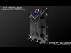 ทั้งภายในและภายใน 640*640*61.5mm ตู้อลูมิเนียม ชุดสําหรับ 320*160mm โมดูลจอ LED