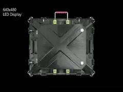 โครงสร้างตู้จอแสดงผล LED ขนาด 640*480 มม. ด้านหน้า 10S