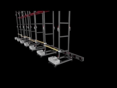 การติดตั้งจอแสดงผล LED แบบเช่าฐานและโครงยึด 4 28s