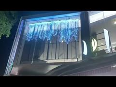 หน้าจอ LED แบบโปร่งใสขนาด 3 ม.*2.5 ม. สำหรับหน้าต่างร้านค้าปลีก