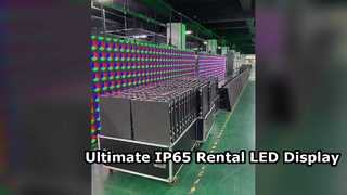 Longdaled P3 91 ให้เช่าจอแสดงผล LED IP65 กันน้ำ