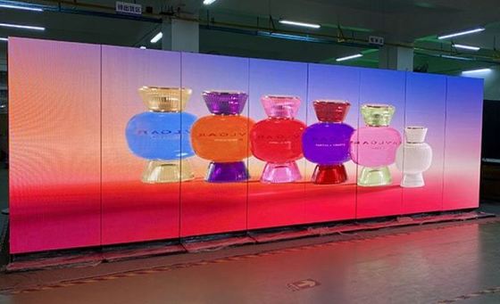 HD Indoor P1.538 LED Display โปสเตอร์โฆษณา เครื่องเล่นวีดีโอ คุณภาพสูง ราคาน้อย