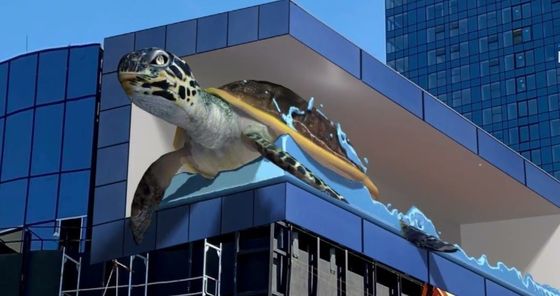 P5.71 RGB อัลลูมิเนียมฮอลเดอร์ กลางแจ้ง 3D Professional LED Screen