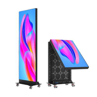 โปสเตอร์ LED ที่พับได้ โปสเตอร์ LED ที่สเปลิกได้ และจอโปสเตอร์ LED P1.86 GOB