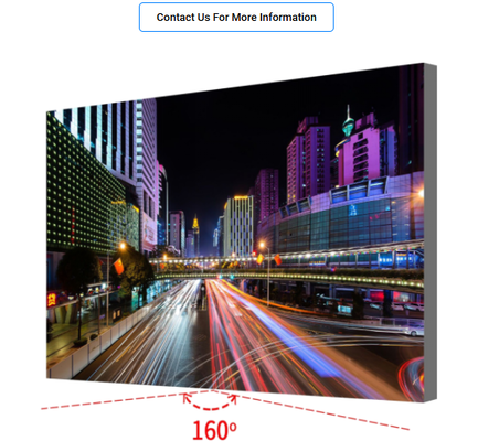 หน้าจอ LED พิทช์เล็กอัตราส่วน 16:9 แสดงผลพิกเซลในร่ม P0.93 P1.25 P1.56 P1.875 ODM