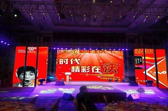7680HZ P4.81mm โมดูลจอ LED อิเล็กทรอนิกส์ 1R1G1B ป้าย LED ดิจิตอล