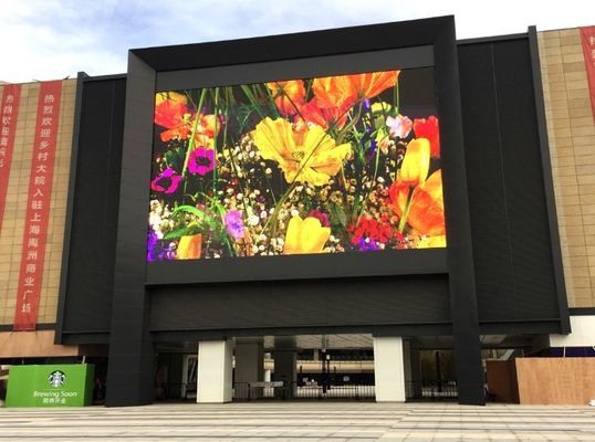 P3 1/20 สแกน 900cd / M2 ผนังวิดีโอ LED กลางแจ้งขนาดใหญ่หน้าจอแสดงผล Plexiglass