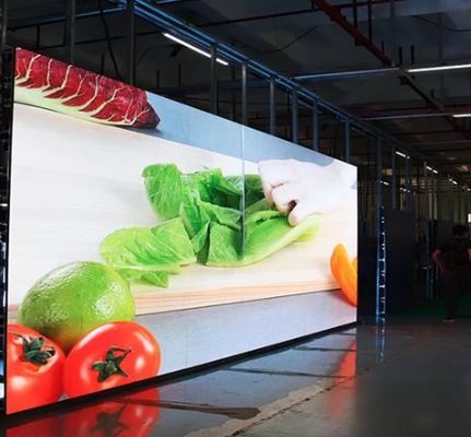 ตู้แสดงภาพ LED อัลลูมิเนียมแบบเจาะแบบทนทาน ให้เช่าภายใน P4.81 1000mmx500mm