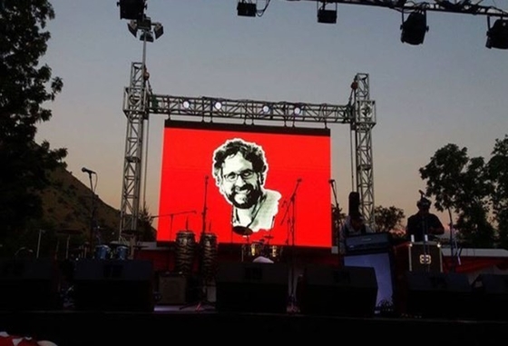 P3.91 LED Wall Screen Display Outdoor Full Color ความสว่างสูงรีเฟรชสูง 3840hz
