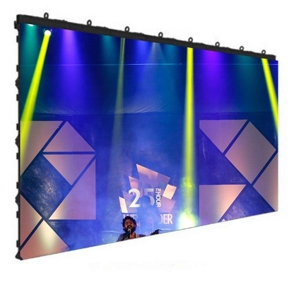 เช่าตู้อลูมิเนียมจอแสดงผล LED P3.91 จอ LED แบน HD กลางแจ้งในร่ม