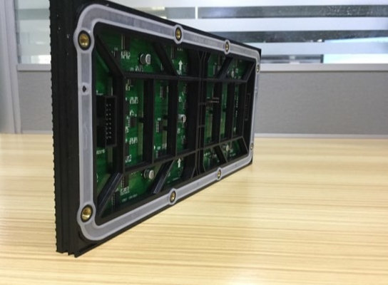 หน้าจอผนังวิดีโอ LED กลางแจ้งแบบกำหนดเองตู้เหล็กกันน้ำ IP65