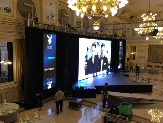เช่าเวที HD ในร่ม Full Color P3.91 หน้าจอแสดงผล LED