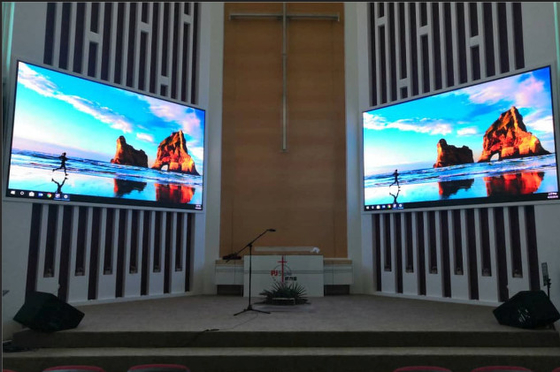 อุณหภูมิสี 6500K เช่าจอแสดงผล LED 3840Hz อัตราการรีเฟรช