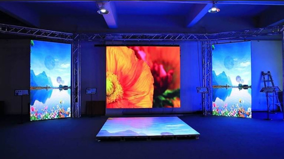 64*64pixels LED Display 200W/Sqm 3.91mm Pixel Pitch