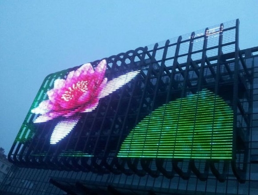 จอแสดงผล LED แบบกระจกโปร่งใสช่วงสีกว้าง น้ำหนักเบา
