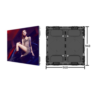 อัตราการปรับปรุงสูง 1920Hz หน้าจอ LED นอก ติดตั้งคงที่ 14 บิต สเปลสีเทา