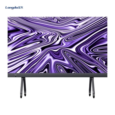 หน้าจอประชุม Smart TV All-in-One ขนาด 216 นิ้ว 16:9 HD LED Video Wall แบบเคลื่อนที่ในร่ม