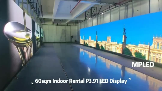 อัตราการรีเฟรชสูง 3840Hz ให้เช่าจอแสดงผล LED สเกลสีเทา 14 บิต
