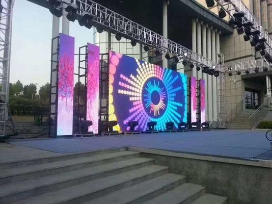 เช่าสีเต็มรูปแบบ SMD LED Display 500X500mm Cabinet Video Wall