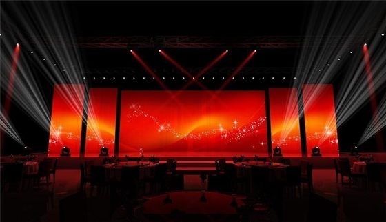 IP21 Kinglight 2020 เช่าเวทีจอแสดงผล LED ขนาดใหญ่ 2.97mm Led Video Wall Cabinet