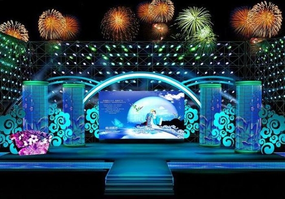 เช่าเวที HD ในร่ม Full Color P3.91 หน้าจอแสดงผล LED