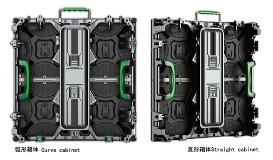 เช่าตู้อลูมิเนียมจอแสดงผล LED P3.91 จอ LED แบน HD กลางแจ้งในร่ม