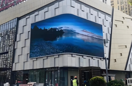 จอแสดงผล LED โฆษณาวิดีโอสีสันสดใส Full HD กลางแจ้ง Longda P8, หน้าจอ LED ระดับมืออาชีพ 3840HZ