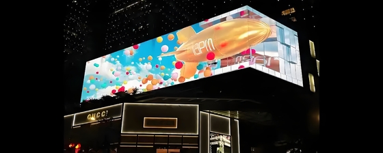 จอแสดงผล LED โฆษณาวิดีโอสีสันสดใส Full HD กลางแจ้ง Longda P8, หน้าจอ LED ระดับมืออาชีพ 3840HZ