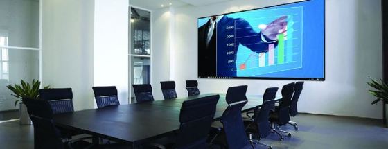 P1.25 โครงการประชุมห้องประชุมภายใน ultra-thin Cabinet Led Wall Meeting Room Led Display