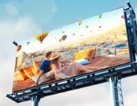 ภายนอกความสว่างสูง P10 ดิจิตอลบิลบอร์ด 960 * 960 มม ตู้เหล็กสําหรับการแสดงสินค้าทางการค้า