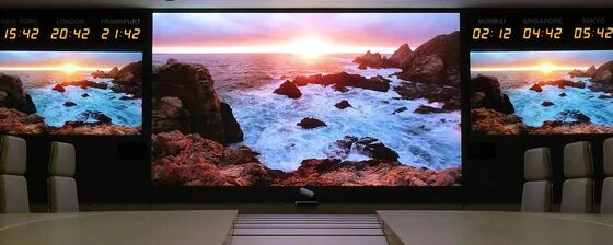 ultra-thin 22.5mm Thickness Led Light Weight Cabinet ความละเอียดสูง สําหรับห้องประชุม