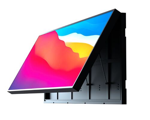 ภายนอกความสว่างสูง กันน้ําติดตั้งติดตั้ง LED Screen สําหรับผนัง