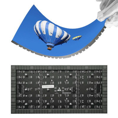 โมดูล LED ยืดหยุ่นเชิงพาณิชย์ พิทช์เล็ก P1.25 จอผ้าม่าน 200W/ ตร.ม.