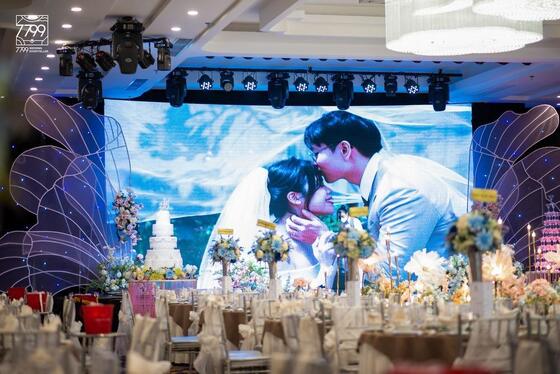 งานแต่ง LED Screen Stage Background P5 Led Wall Rental คอนเสิร์ต สเตจ สเตจ