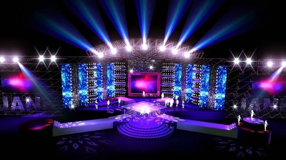 P3.91mm Led Display Cabinet เวที Led Panel Display Module 1920hz 900cd