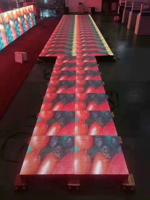 เช่าจอ LED ฟลอร์เต้นรำสำหรับงานปาร์ตี้และงานแต่งงาน ODM บำรุงรักษาง่าย 3840Hz สำหรับเวที