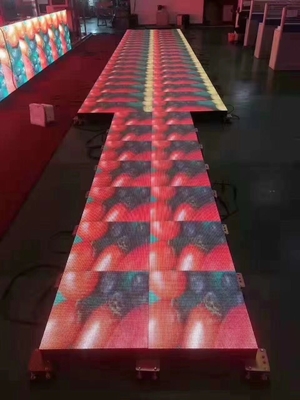 ODM ปาร์ตี้งานแต่งงานฟลอร์เต้นรำหน้าจอ Led เช่า 2800Hz สำหรับกระเบื้องเวที