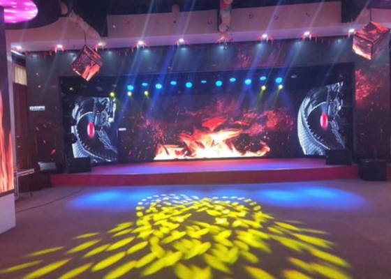 P4.81mm 50 * 50cm Led Display Cabinet เวทีคอนเสิร์ตหน้าจอ 720hz FCC