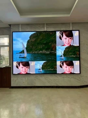 จอแสดงผล LED แบบโค้งผนังวิดีโอ 40Scan 64 * 48 ซม. 3840Hz