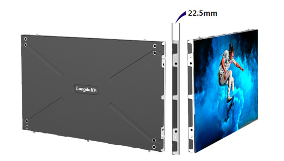 ผนังจอแสดงผลแบบโค้งโค้งบางเฉียบ 108in 216in 22.5mm Cabinet