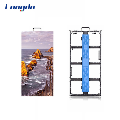 จอแสดงผล LED ให้เช่าความสว่างสูง 180W / M2 1R1G1B หน้าจอ LED Die Casting Alu