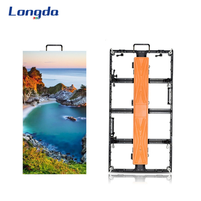 P4.81mm Outdoor เช่าจอแสดงผล LED AC220V 50Hz 5000nits เช่าจอใหญ่