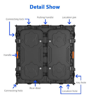 กันน้ำ PH4.81mm หน้าจอ Led แต่งงาน DJ Led Display 1R1G1B ISO9001
