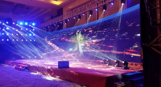 ตู้โชว์ Led 500 * 500 มม. 1200Hz P2.976 เช่าในร่ม RGB 3IN1