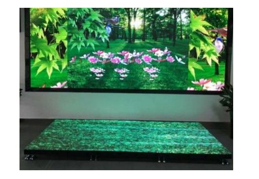 P3.91 อินเตอร์เอกทีฟ ดันซ์ฟลอร์ Led Display 3840Hz Antiwear สําหรับร้านค้าปลีก