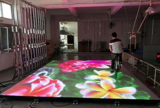 พื้นเต้นรำ LED ODM P4.81 น้ำหนักเบา ทนทาน สำหรับงานอีเวนต์