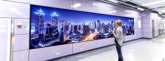 บอร์ดแสดงผล LED ขนาดเล็กเชิงพาณิชย์ 24 บิตสำหรับสำนักงาน 350W / M2 6500k